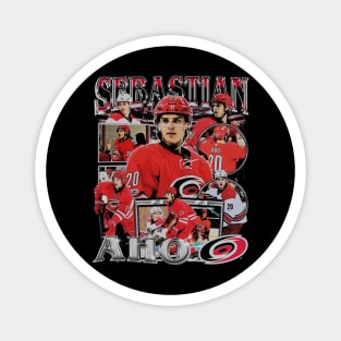 Sebastian Aho Vintage Bootleg Magnet